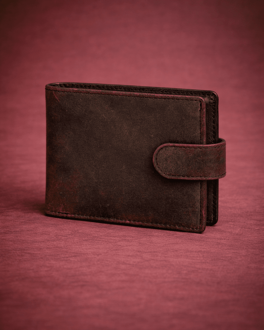 Edler Geldbeutel aus echtem Leder in braun
