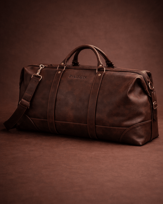 Weekender Herren in braun aus echtleder 